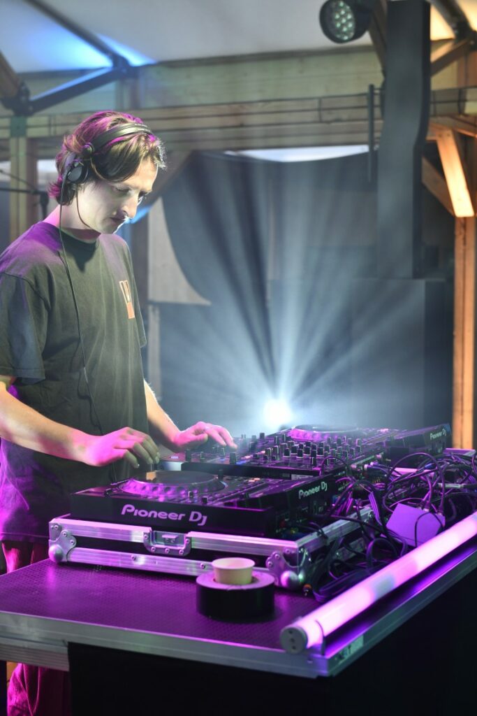 DJ playing music during the evening program at the FEST within New European Bauhaus 2026